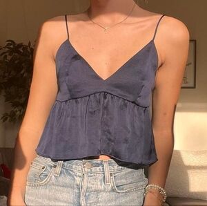 Aritzia Moon Cami in Navy